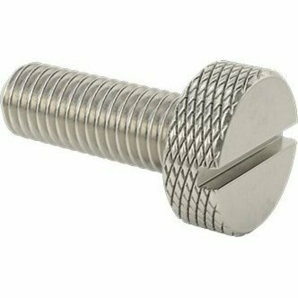 Bsc Preferred Knurled-Head Thumb Screw Slotted Stainless Steel Low-Profile 1/2-13 Thread 1-1/2 Long 91746A820